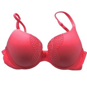 Victoria’s Secret Body by Victoria Perfect Shape Bra in Bright Orange Size: 32D
